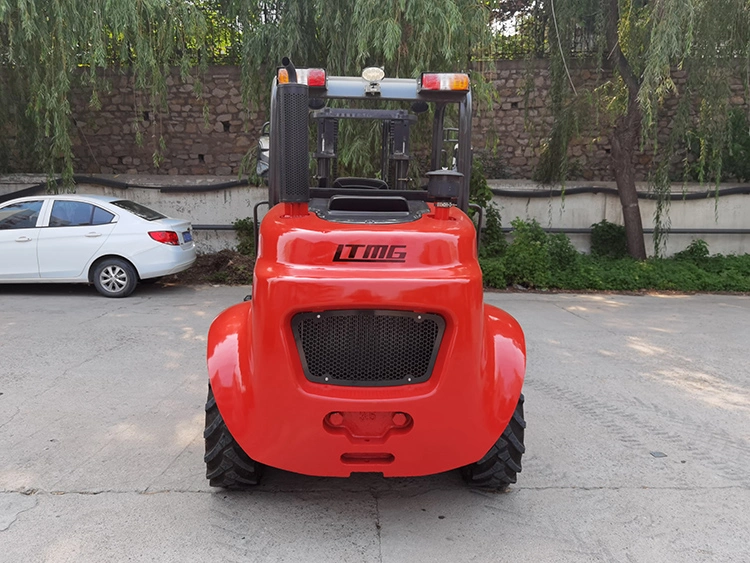 Ltmg 2WD 4WD Rough Terrain Forklift 3.5t off Road Forklift with Optional Engine