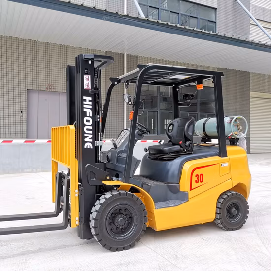 Royal 2 Tonnen, 3 Tonnen, 4 Tonnen, 3 Räder, Doppelantriebsmotor, Elektrodiesel, Benzin, Flüssiggas, Gelände-Mini-Gabelstapler