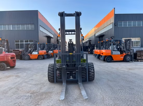 Montacargas manueller 2,5 Tonnen 3 Tonnen 3,5 Tonnen LPG Gas Benzin Benzin Diesel Gabelstapler mit Papierrollenklammern Zubehör, LKWs in Marokko,