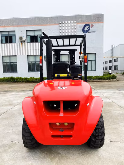 Chinesischer Hersteller 3ton 3,5ton 5ton 4WD Geländegabelstapler